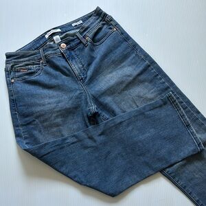 Nine West Women's Chrystie Capri Blue Jeans Size 6